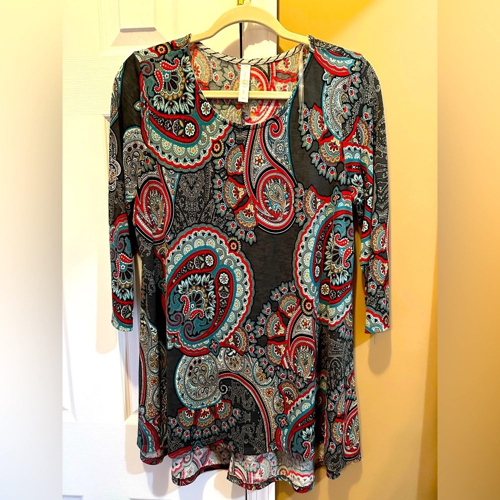 Ladies 3/4 Sleeve Tunic Shirt